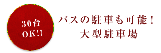 大型駐車場